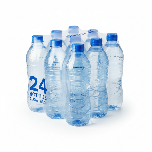 Package of water 24 bottles 330 ml